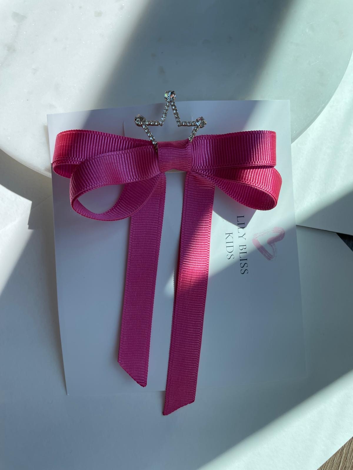 Lily Princess Fuchsia Bow